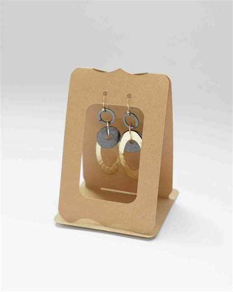 Paper Earring Card Template.